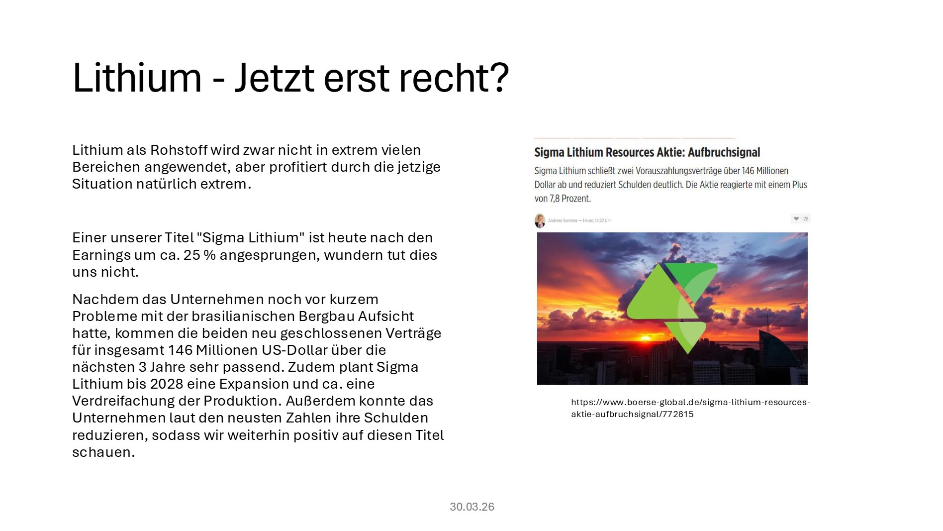 Beispielanalyse B&L Markt-Update, Seite 9
